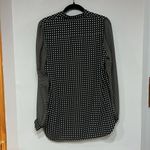 Anne Klein  mixed polka dot print‎ black white blouse size S BIN G Photo 4