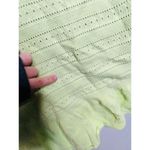 Amanda Uprichard  Green Cotton Crochet Beachy Lainey Midi Dress Size Medium Photo 5