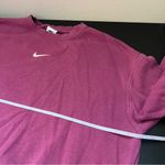 Nike Women’s Magenta Pink Center Swoosh Crewneck Sweatshirt Small Photo 10