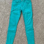 Teal Skinny Jeans Blue Size 26 Photo 0