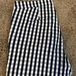 J.Crew Navy and White Checkered Tailored Slacks Photo 1