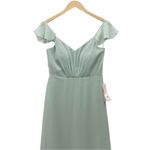 Birdy Grey NWT Kae Dress Sage Green Size Small Maxi Full Length Bridesmaid NEW Photo 5