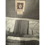 Anne Klein EUC  Wide Leg Button Zip Fly Gray Stretch Jeans Womens Size 2 Photo 3