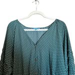 Draper James  RSVP Bodysuit Womens XXL Multicolor Polka Dot V Neck Long Sleeves Photo 1