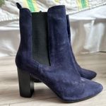 Suede Boots Blue Size 7.5 Photo 0