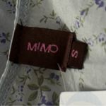 Mimo Women’s Size S Light Blue Floral Print Cotton Voile Sleeveless Tank Dress Photo 7