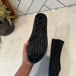 Melissa  JASON WU CAMILLA WOVEN BLACK JELLY OPEN TOE FLATS SHOES summer size 7 Photo 3