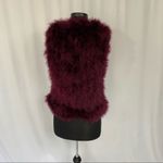Club Monaco Purple Feathered Vest in Size Medium Photo 2