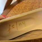 FSNY French Sole quilted leather patent toe ballet flats tan 6 Photo 8