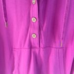 Ralph Lauren Lauren Women's Size Large Purple Pink Half Button Light Sweater Photo 4