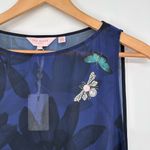 Ted Baker Houdini Step Hem Cover Up Navy Butterfly Floral Large NWT Sleeveless Photo 7