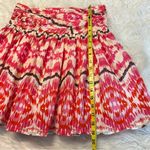 Joe Fresh  Cotton Skirt Wide Ruched Waistband Women’s Size 4 Side Zip Boho Aztec Photo 8