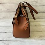 Guess Brown Faux Leather Satchel Handbag Purse NWT Photo 4