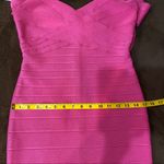 Herve Leger NEW  Bandage pink BARBIECORE dress Photo 8
