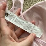 Fabletics Pale Pink Lacy Sports Bra Light Support Size XS Ballet Barbie Like New Photo 6