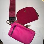 Lululemon athletica sonic Pink and pomegranate dual Pouch wristlet Photo 2