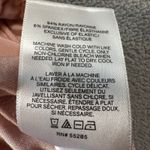 EXPRESS Blouse Shirt Womens Small Pink Smocked V Neck Long Sleeve Bodice Drape Photo 4