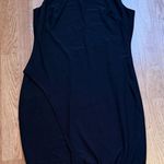 Chic Asymmetrical Black Dress Size L Photo 0