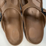 Birkenstock  41 US 10 10.5 EVA Gizeh Waterproof Metallic Copper Sandals Plastic Photo 6