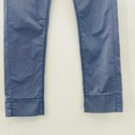 Moschino Jeans Donna Metallic Shimmer Blue Cropped Jeans 5-Pocket Wide Hem Sz 25 Photo 4