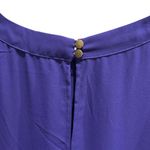 One Clothing Sheer Purple Boxy Blouse Large Photo 3
