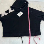 Zyia  Active Black Cropped Hoodie Sweatshirt Size 2XL Photo 7