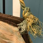 Antique handmade Victorian petit‎ point needlepoint sterling Purse clutch bag Green Photo 3