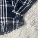 Lucky Brand  Navy and White Checkered Shirt Size Small Photo 2