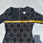 Bisou Bisou black and white pattern half sleeve dress sz 6 Photo 10