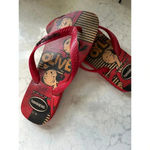 Havaianas Havana’s Olive Oyl Red flip flops women
Size 7 Unique find Photo 2