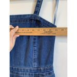 Sincerely Jules Women’s Denim Overalls Sincerely Wide Leg Style Retro Side Zipper Blue Size S Photo 1