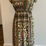SheIn  Floral Green Maxi Dress Photo 0