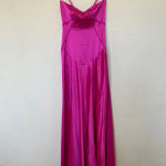 House Of CB  'Anabella'‎ Fuchsia Lace Up Maxi Dress NWOT size S Photo 10