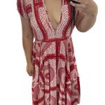 Jaase Salty Crush x Paisley Maxi Dress Red/White (Small) Photo 0