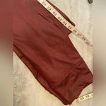 Kyodan  Burgundy Shiny Mid Rise Ankle Stretchh Leggings Athletic Wear Yoga Size S Photo 5