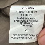 Vince . Dress Womens Size 4 Taupe Sleeveless Smocked A-Line V-Neck Casual Chic Photo 6