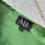 MB Finale Floral One Shoulder Long Balloon Sleeve Mini Dress Women’s Size Large Photo 10