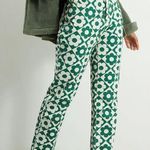 PacSun Green Print High Rise Straight Jeans Photo 0