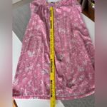 Vintage Lady Manhattan Pink Cabbage Rose Print Muu Muu House Dress Nightgown Size L Photo 8