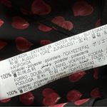 ZARA Red Black Heart Print Long Sleeves Romper Women’s Size Medium Photo 10