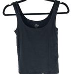 J.Crew Womens Perfect Fit Tank Top Knit Goods Shelf Bra Black XS Photo 0
