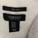 Jones New York 100 %Linen White Jean Jacket Casual Style Size 1X Photo 8