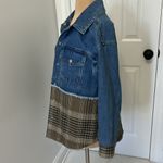 Treasure & Bond  Mixed Media Plaid and  Denim Jacket Photo 4