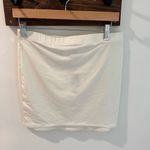 SKIMS NWT  Swim Skirt in Marble White Large Photo 0