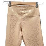 Zyia  Active Gold Leopard Light N Tight Hi-Rise 7/8 Legging Women’s 2 | XS NWOT Photo 4