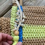 Shore Thing Women's Tan Raffia Straw Large Tote Bag NWOT Brown Photo 2