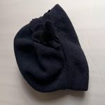 Rosette Whimsygoth French Lambswool felt cloche hat with 
flower y2k Photo 1