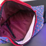 KAVU Bag Rope Sling Crossbody Fox Print Hiking Outdoor Limited Edition Blue Photo 14