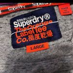 Superdry  Charcoal Gray Space Long
Sleeve Shirt Orange Label in large Photo 4