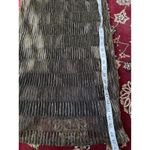 Lulus  Gold Metallic Pleated Long Sleeve Midi Dress Party Cocktail Occasion S fun Photo 9